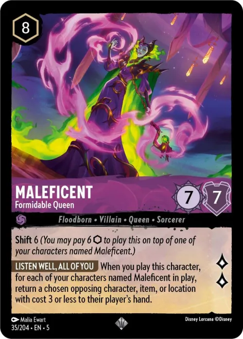 Maleficent - Formidable Queen - Cold Foil