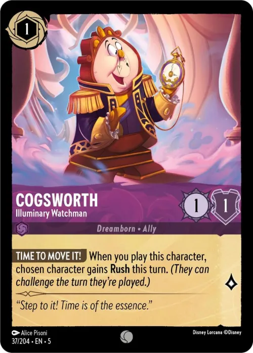 Cogsworth - Illuminary Watchman - Cold Foil