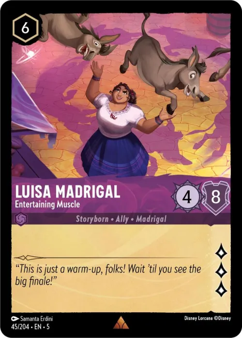 Luisa Madrigal - Entertaining Muscle - Cold Foil