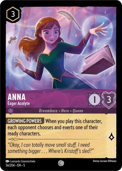 Anna - Eager Acolyte - Cold Foil