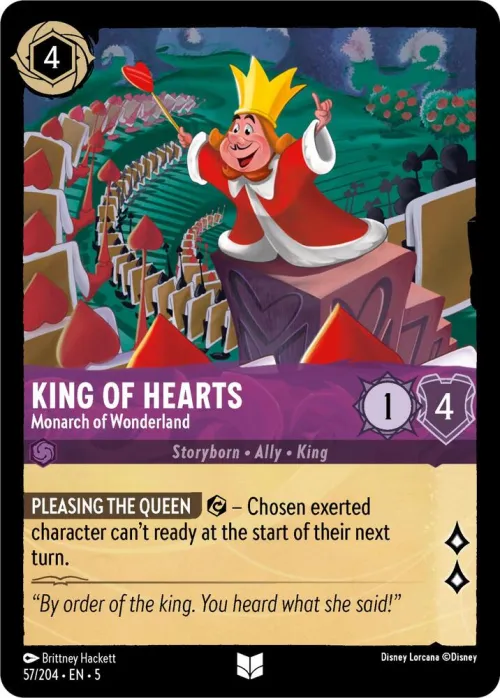 King of Hearts - Monarch of Wonderland - Cold Foil