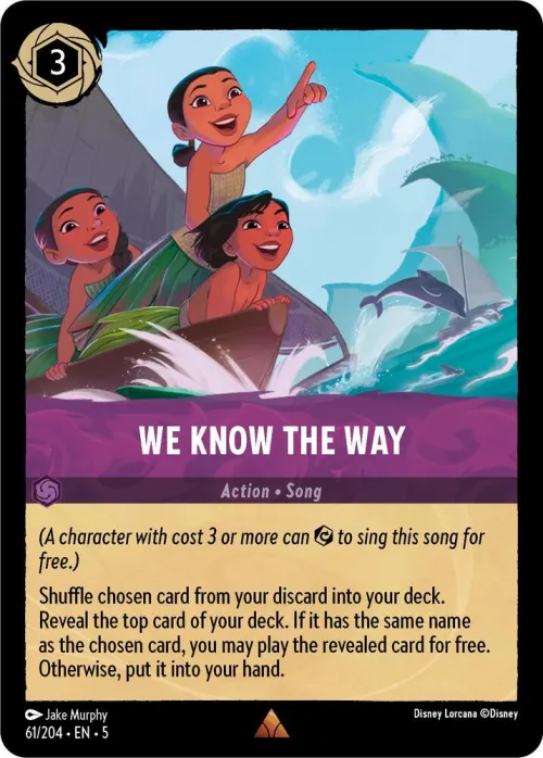 We Know the Way - Cold Foil
