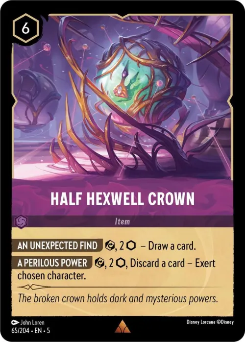 Half Hexwell Crown - Cold Foil