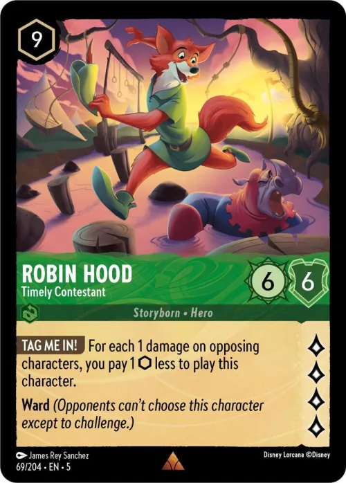 Robin Hood - Timely Contestant - Cold Foil