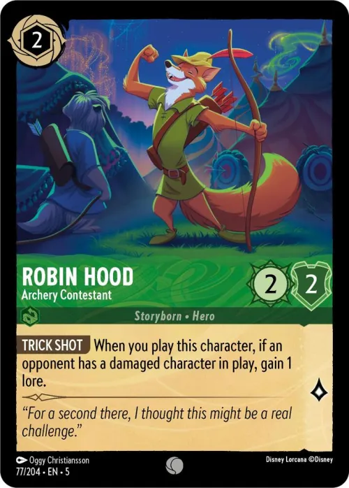 Robin Hood - Archery Contestant - Cold Foil