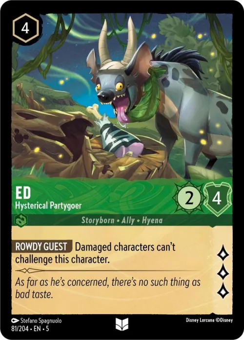 Ed - Hysterical Partygoer - Cold Foil
