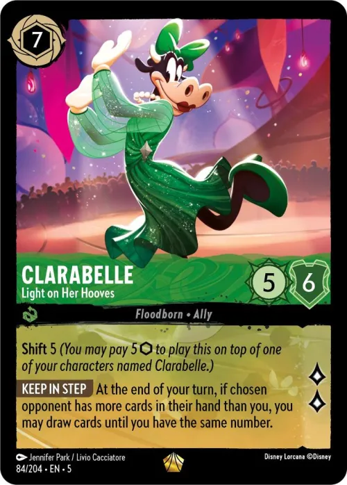 Clarabelle - Light on Her Hooves - Cold Foil