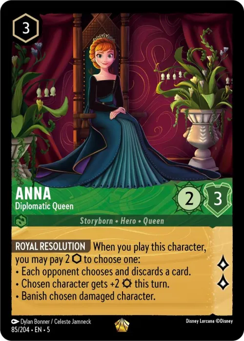 Anna - Diplomatic Queen - Cold Foil