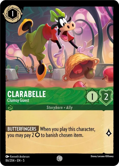 Clarabelle - Clumsy Guest - Cold Foil