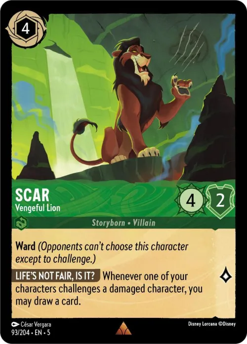 Scar - Vengeful Lion - Cold Foil