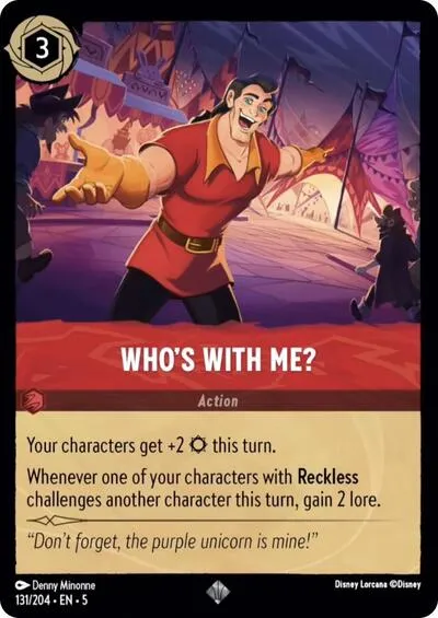 Who's With Me? - Cold Foil