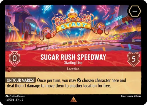 Sugar Rush Speedway - Starting Line - Cold Foil