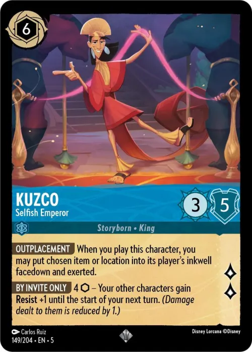 Kuzco - Selfish Emperor - Cold Foil