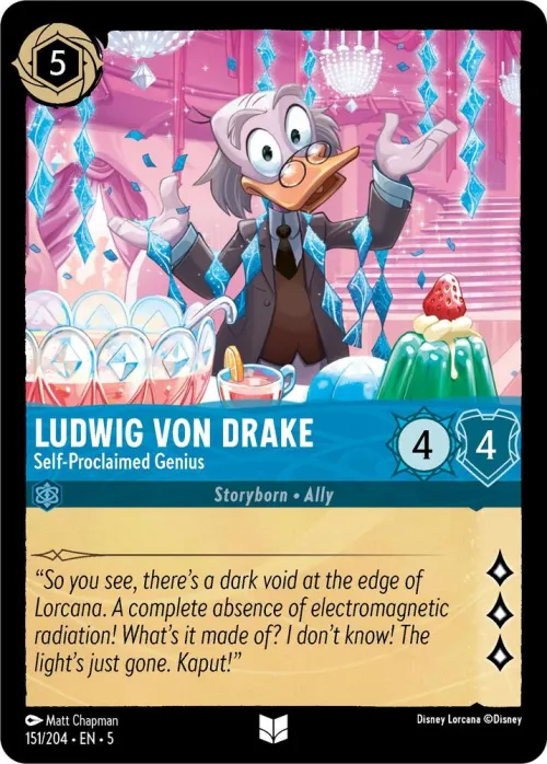 Ludwig Von Drake - Self-Proclaimed Genius - Cold Foil