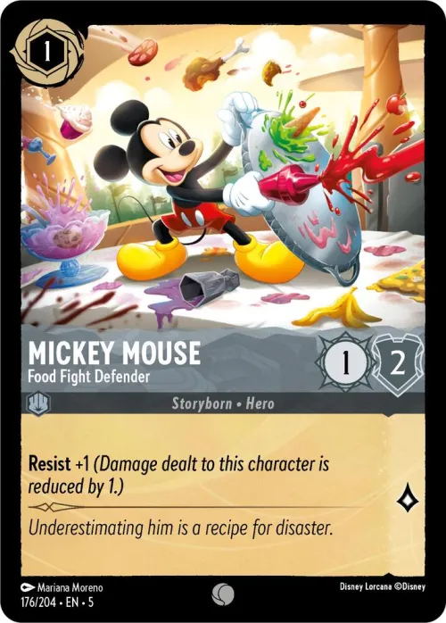 Mickey Mouse - Food Fight Defender - Cold Foil