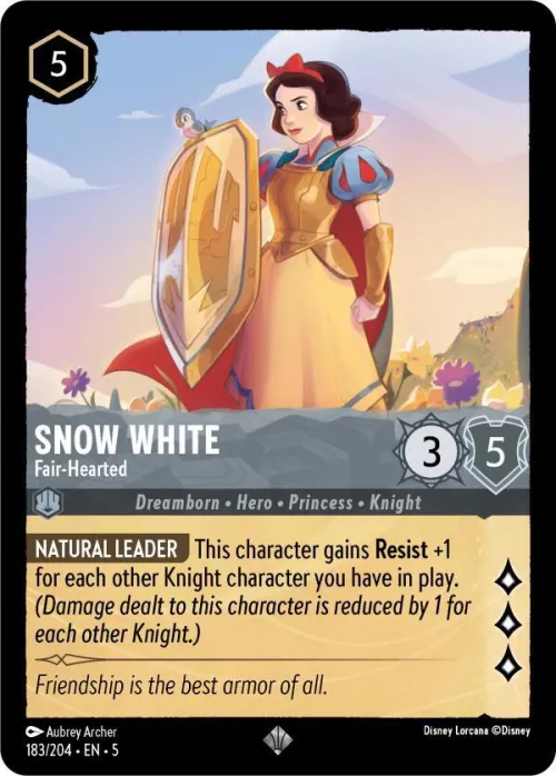 Snow White - Fair-Hearted - Cold Foil