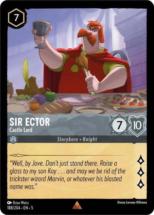 Sir Ector - Castle Lord - Cold Foil