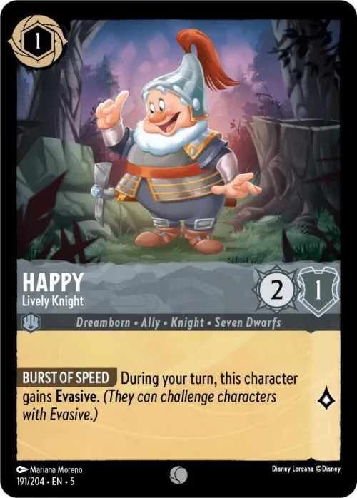 Happy - Lively Knight - Cold Foil