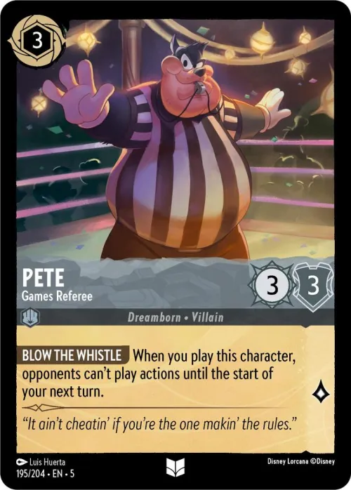 Pete - Games Referee - Cold Foil