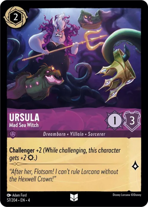 Ursula - Mad Sea Witch - Cold Foil