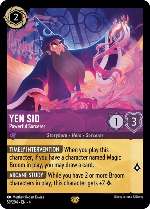 Yen Sid - Powerful Sorcerer - Cold Foil