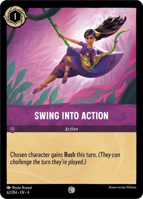 Swing into Action - Cold Foil