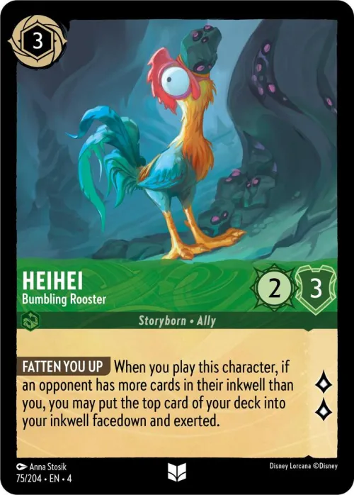 Heihei - Bumbling Rooster - Cold Foil