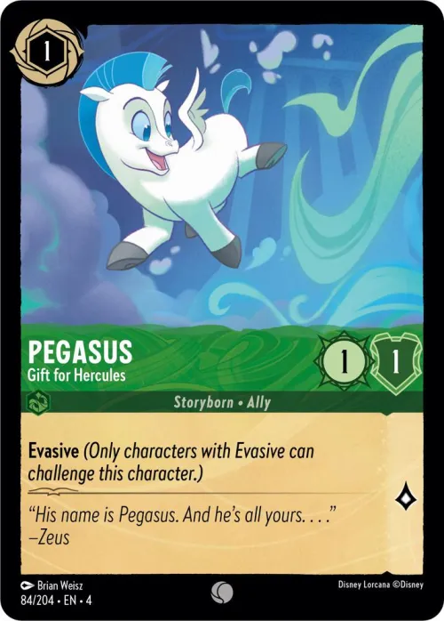 Pegasus - Gift for Hercules - Cold Foil