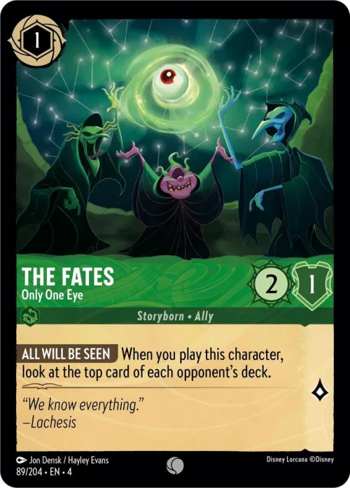 The Fates - Only One Eye - Cold Foil