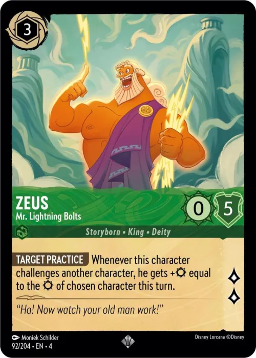 Zeus - Mr. Lightning Bolts - Cold Foil