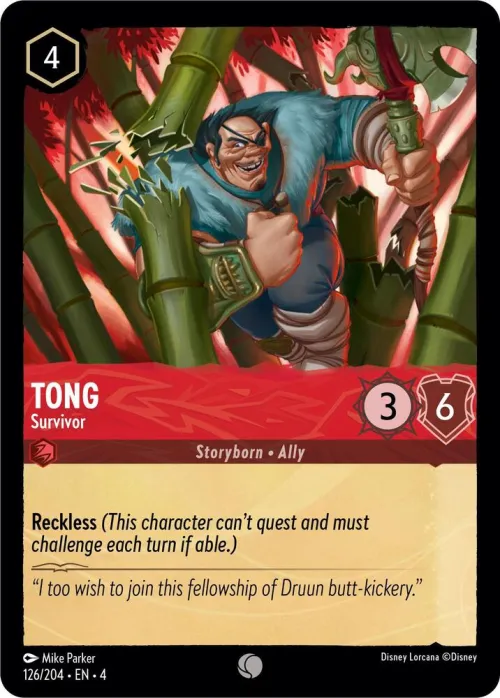 Tong - Survivor - Cold Foil