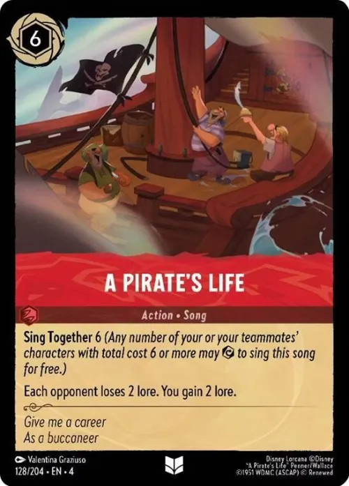A Pirate's Life - Cold Foil