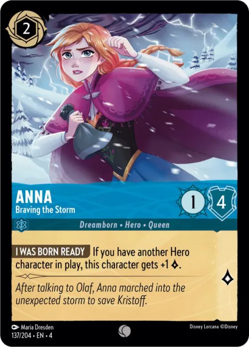Anna - Braving the Storm - Cold Foil