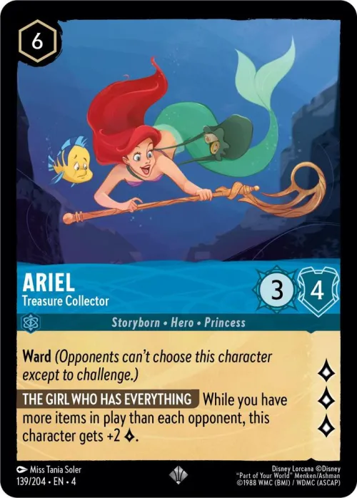 Ariel - Treasure Collector - Cold Foil
