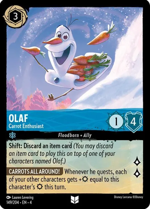 Olaf - Carrot Enthusiast - Cold Foil