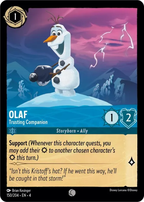 Olaf - Trusting Companion - Cold Foil