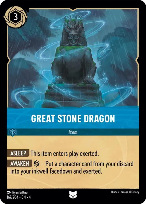 Great Stone Dragon - Cold Foil