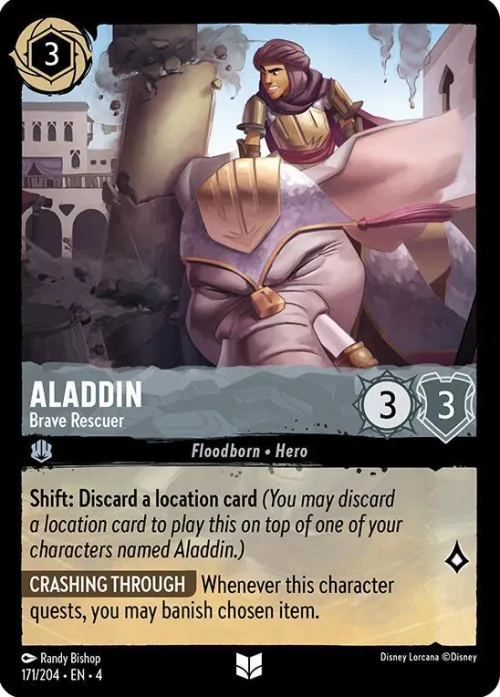 Aladdin - Brave Rescuer - Cold Foil