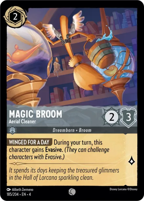 Magic Broom - Aerial Cleaner - Cold Foil