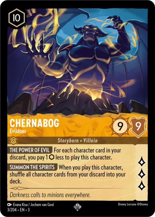 Chernabog - Evildoer - Cold Foil