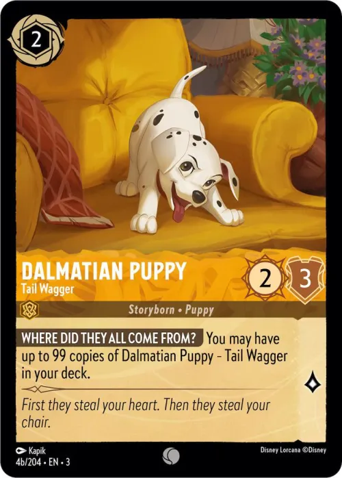 Dalmatian Puppy - Tail Wagger - Cold Foil