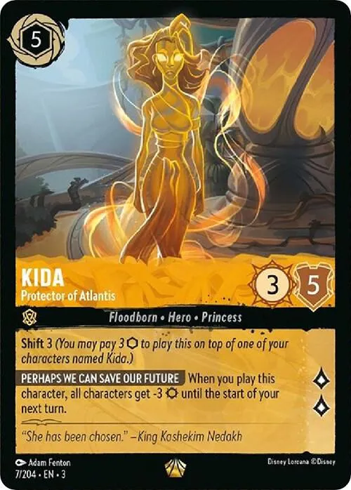 Kida - Protector of Atlantis - Cold Foil