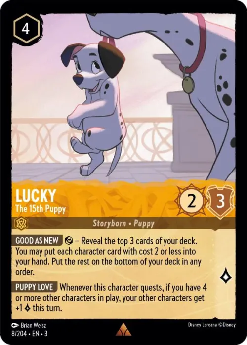 Lucky - The 15th Puppy - Cold Foil