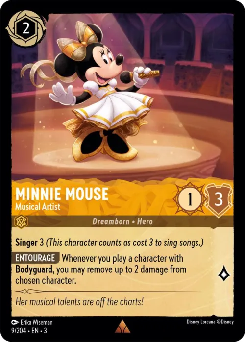 Minnie Mouse - Musical Artist - Cold Foil