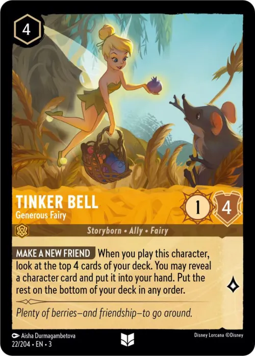 Tinker Bell - Generous Fairy - Cold Foil