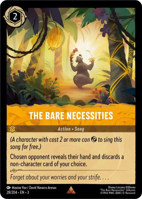 The Bare Necessities - Cold Foil