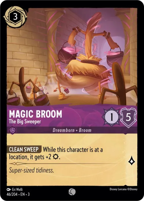 Magic Broom - The Big Sweeper - Cold Foil