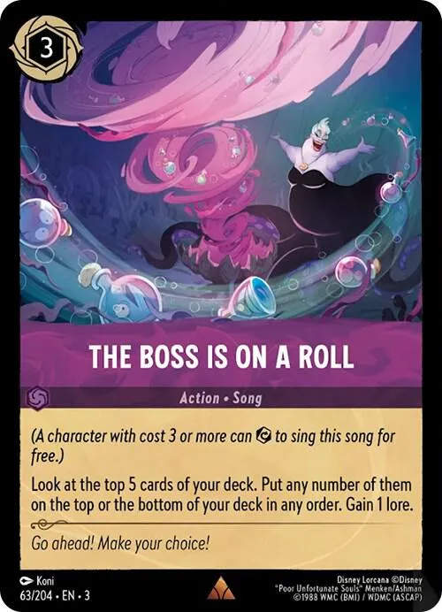 The Boss is on a Roll - Cold Foil