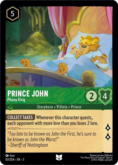 Prince John - Phony King - Cold Foil
