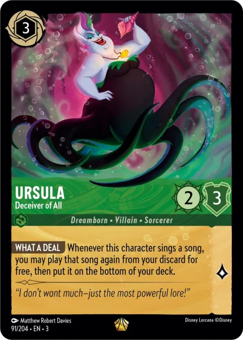 Ursula - Deceiver of All - Cold Foil